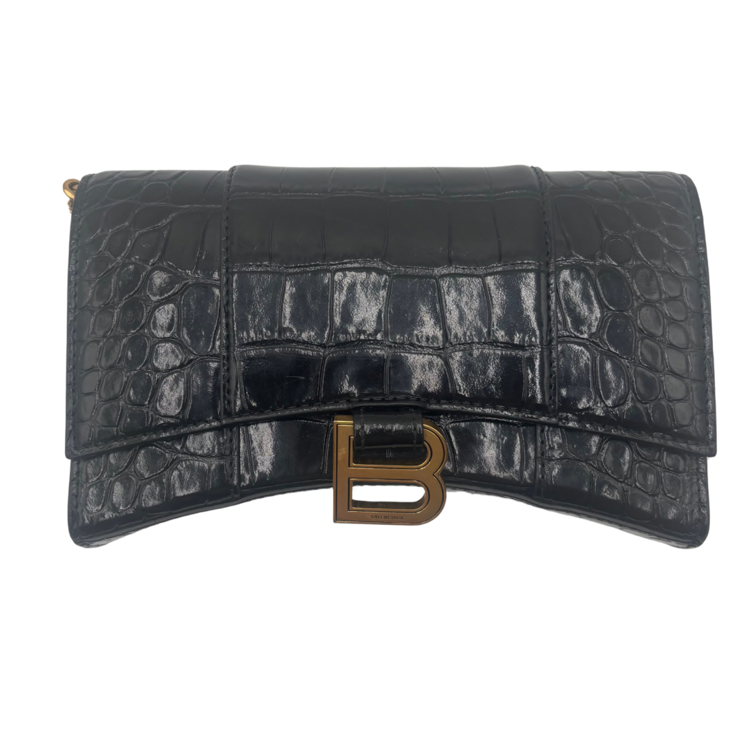 Balenciaga Black Hourglass Bag