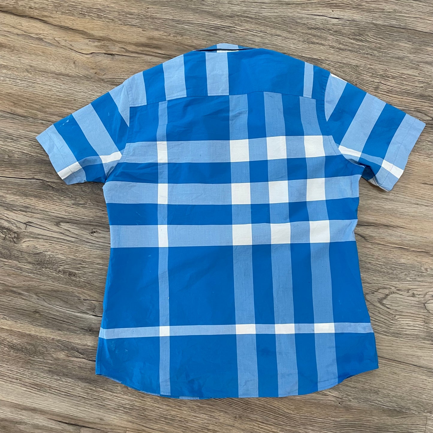 Burberry Blue Button up Shirt