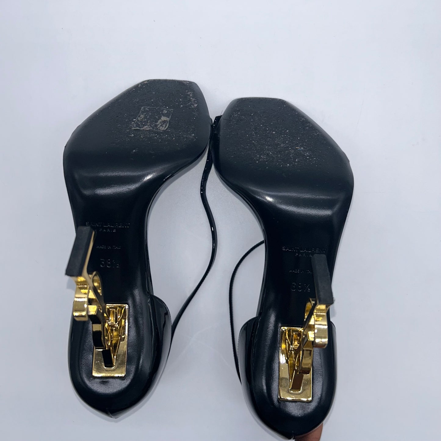 Yves Saint Laurent Gold Heel