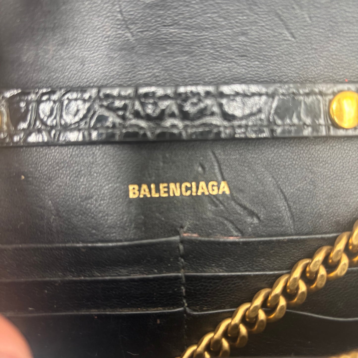 Balenciaga Black Hourglass Bag