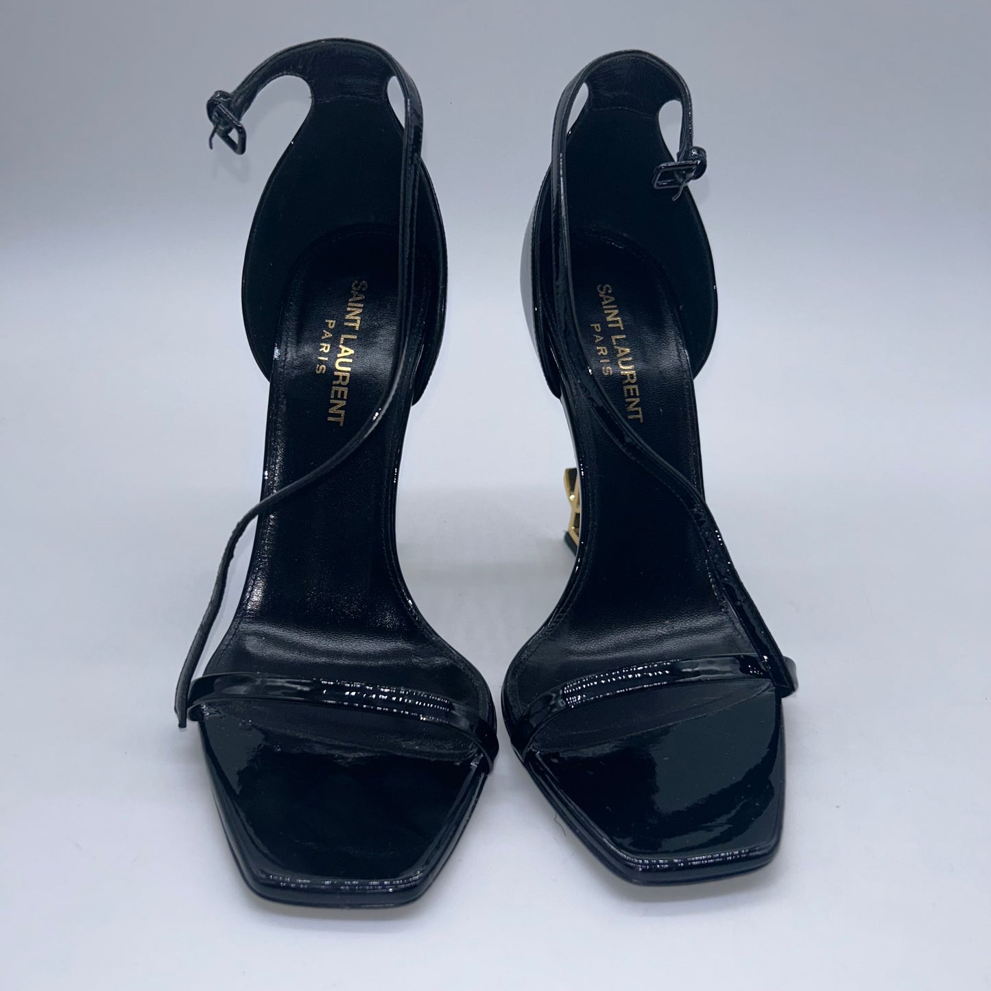 Yves Saint Laurent Gold Heel