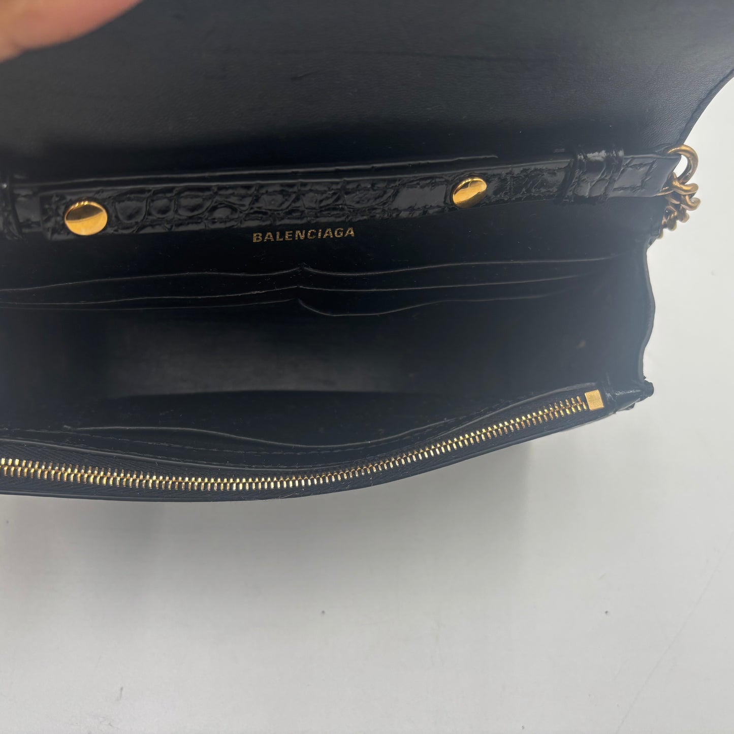 Balenciaga Black Hourglass Bag