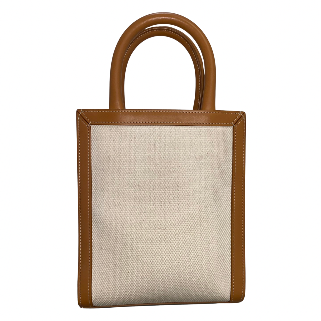 Celine Canvas/Leather Mini Tote Bag