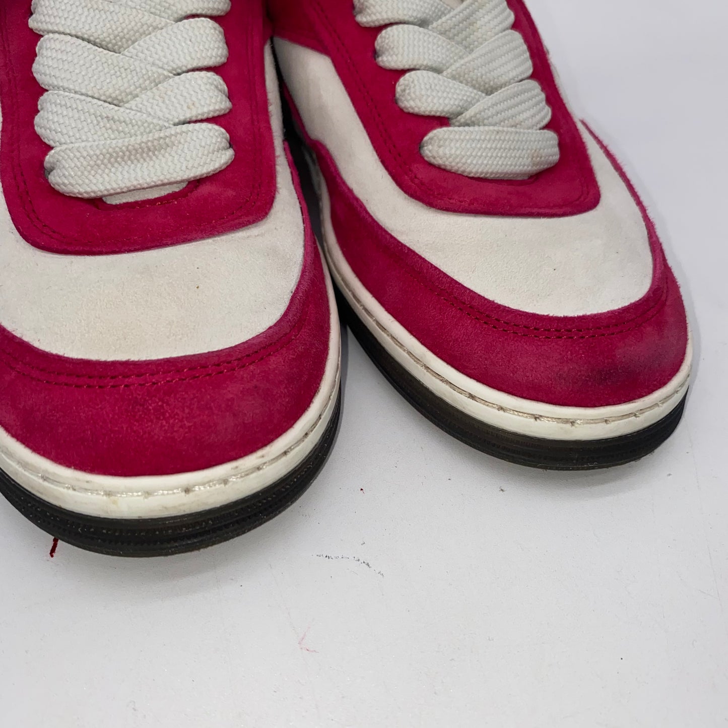 Chanel Pink/White Sneakers