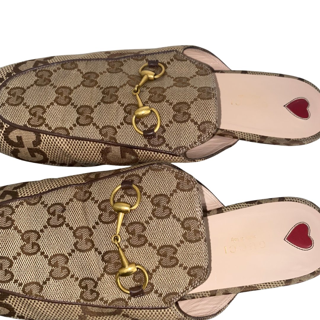 Gucci Unisex Monogram Mule