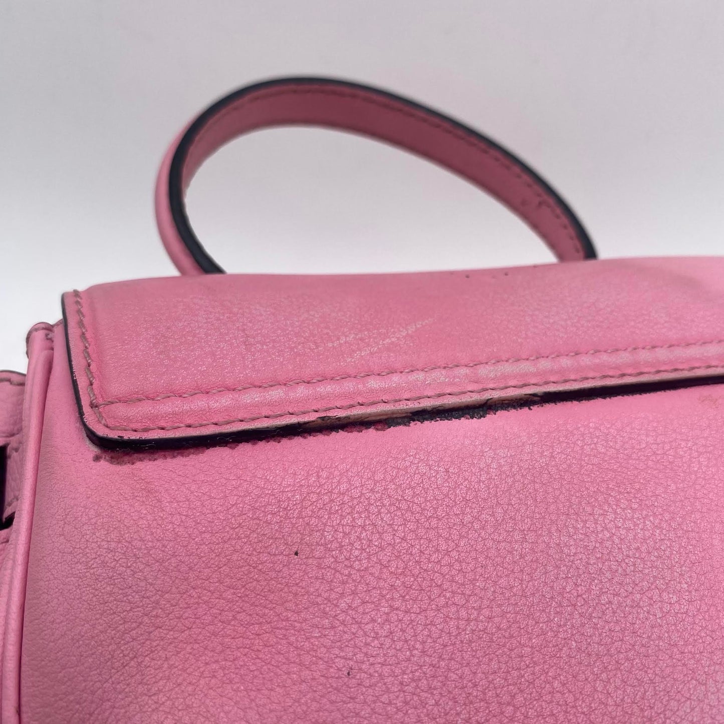 Versace Pink Top Handle Bag