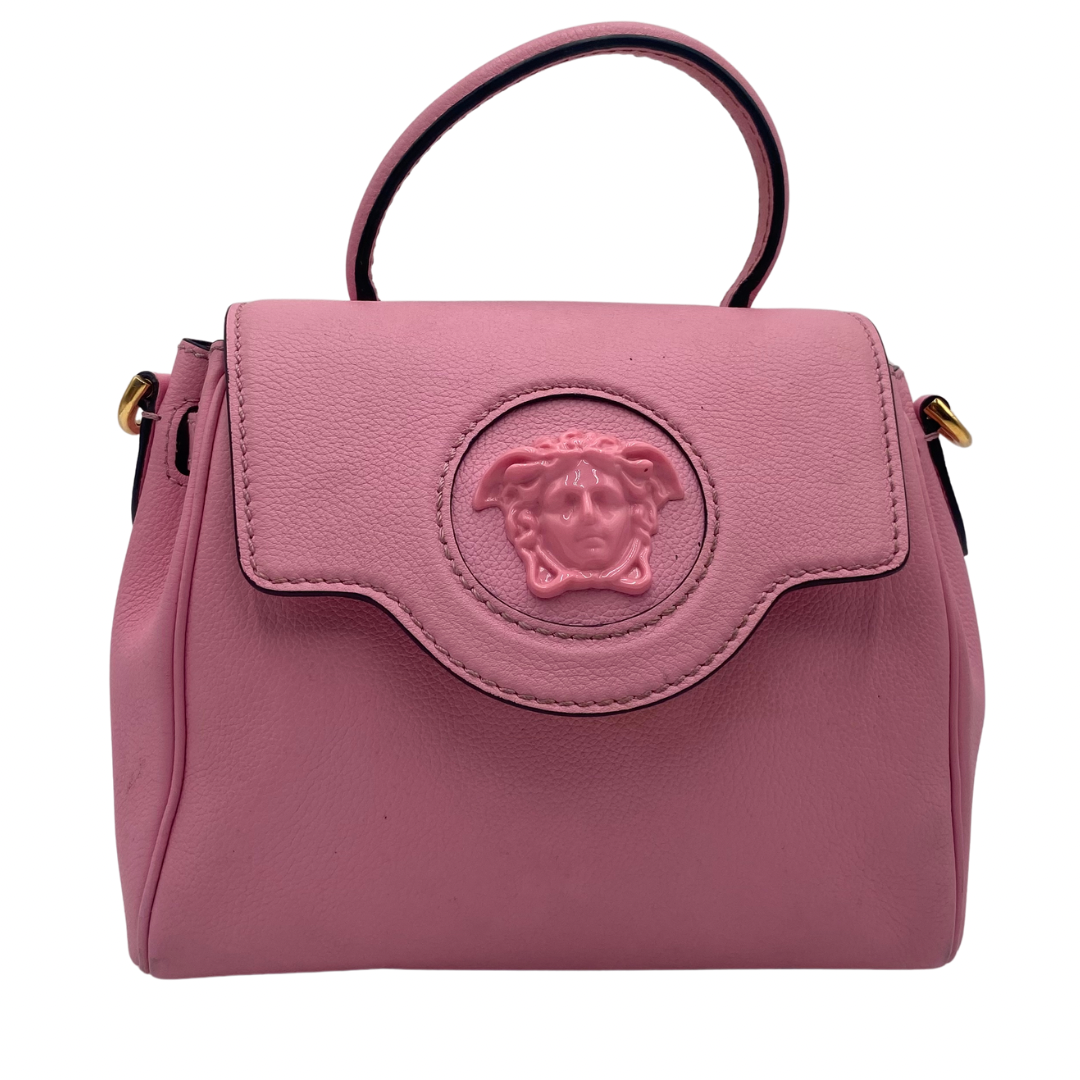 Versace Pink Top Handle Bag