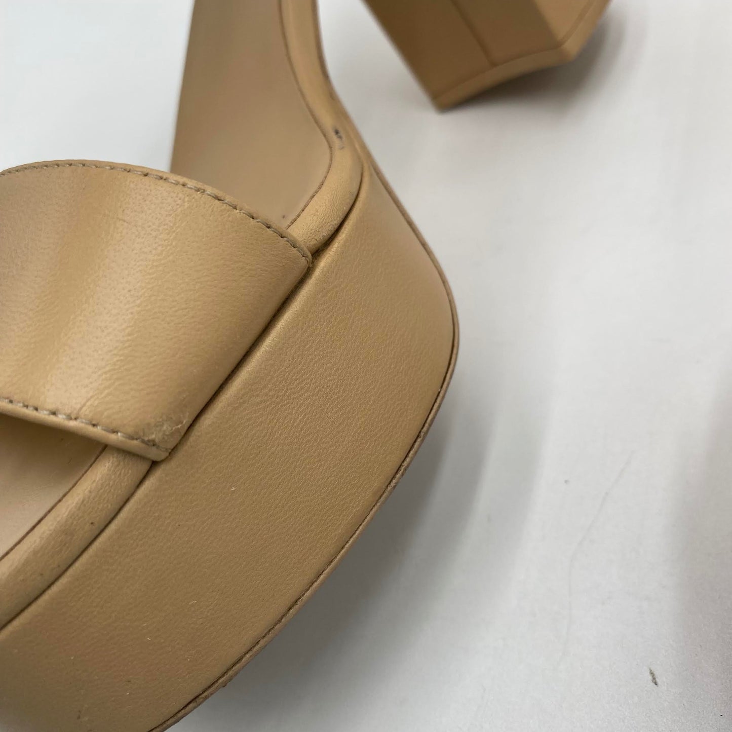 Chanel Leather Platform Heels