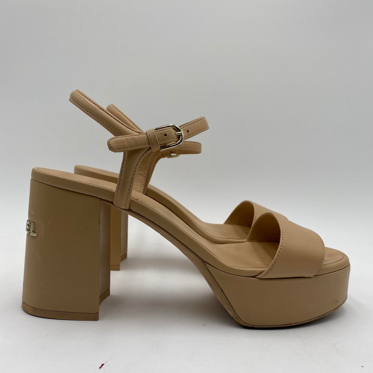 Chanel Leather Platform Heels