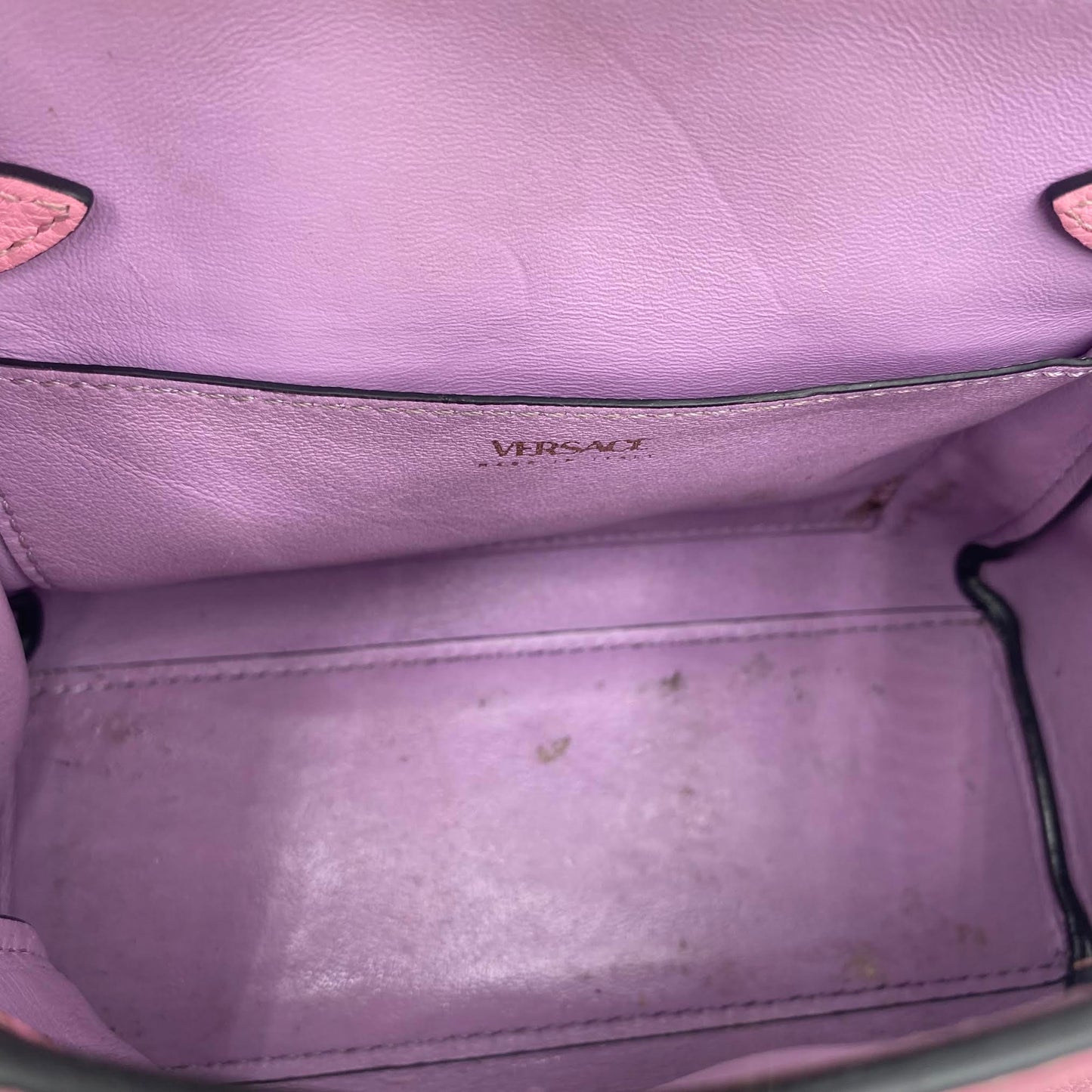 Versace Pink Top Handle Bag