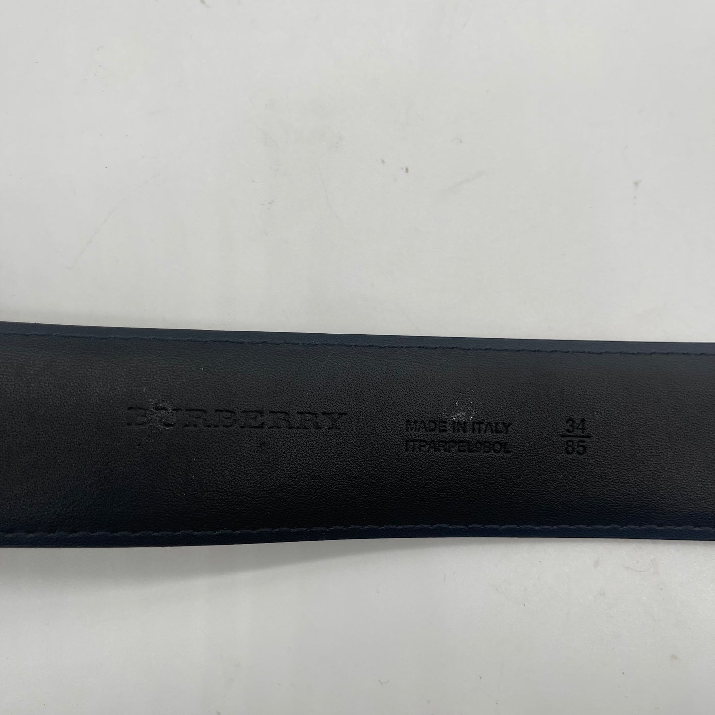 Burberry Black/Grey Belt