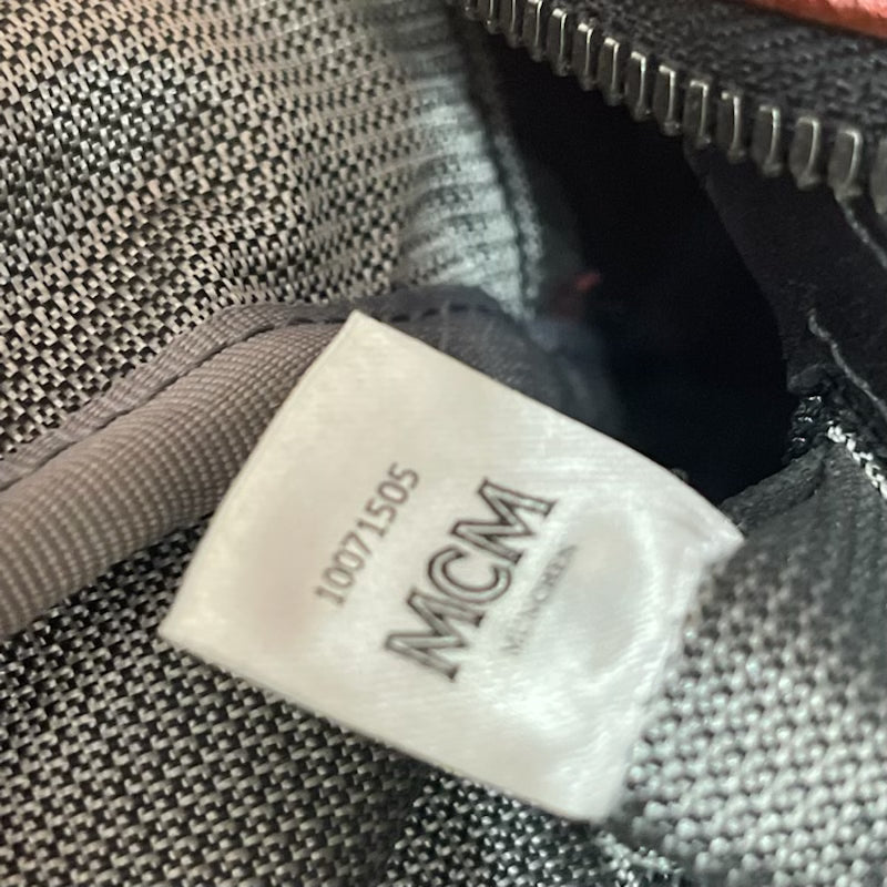 MCM Mini Bronze/Black Backpack