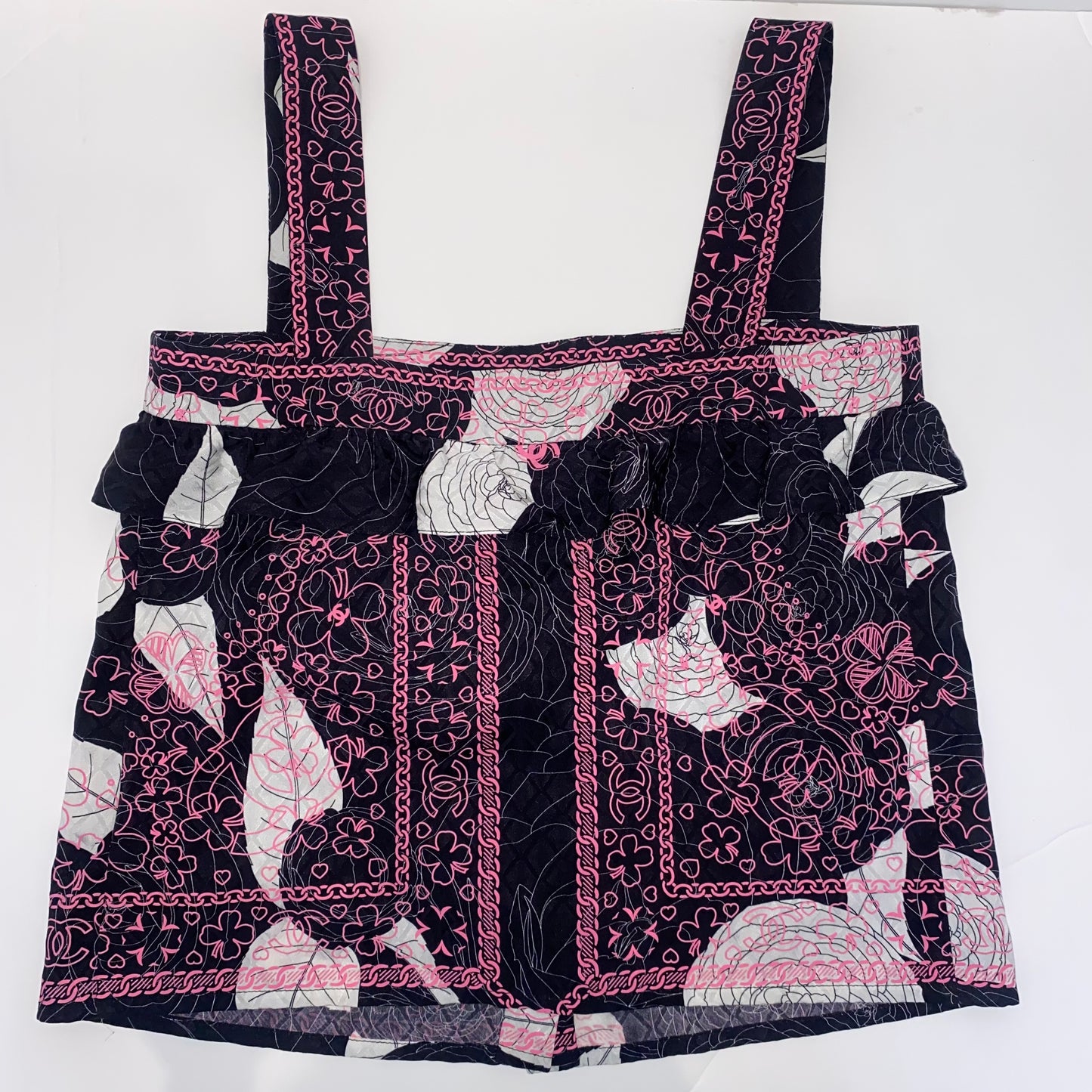 Chanel Flower Silk Top