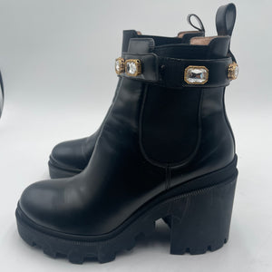 Gucci Black Leather Boot