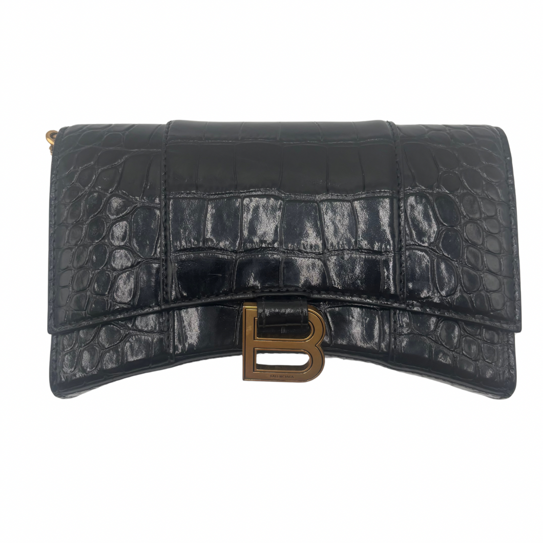 Balenciaga Black Hourglass Bag