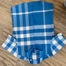 Load image into Gallery viewer, Burberry Blue Button up Shirt