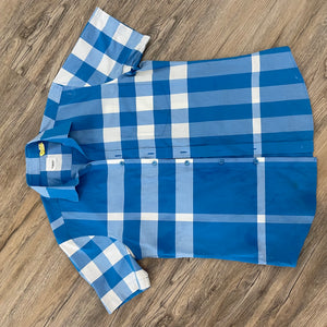 Burberry Blue Button up Shirt