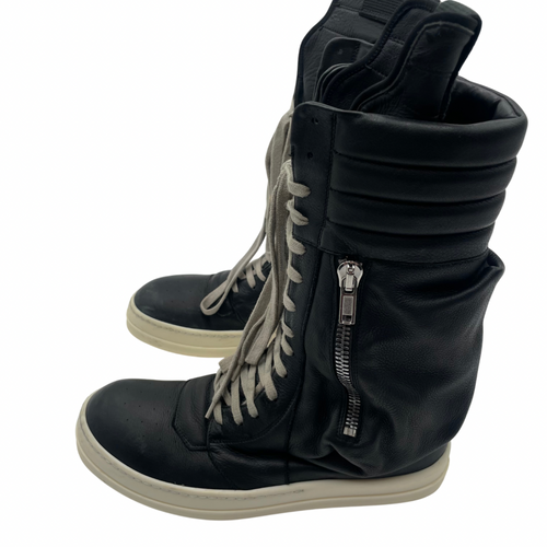 Rick Owens Hi-Top Leather Sneaker