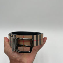 Load image into Gallery viewer, Burberry Tan Plaid Belt