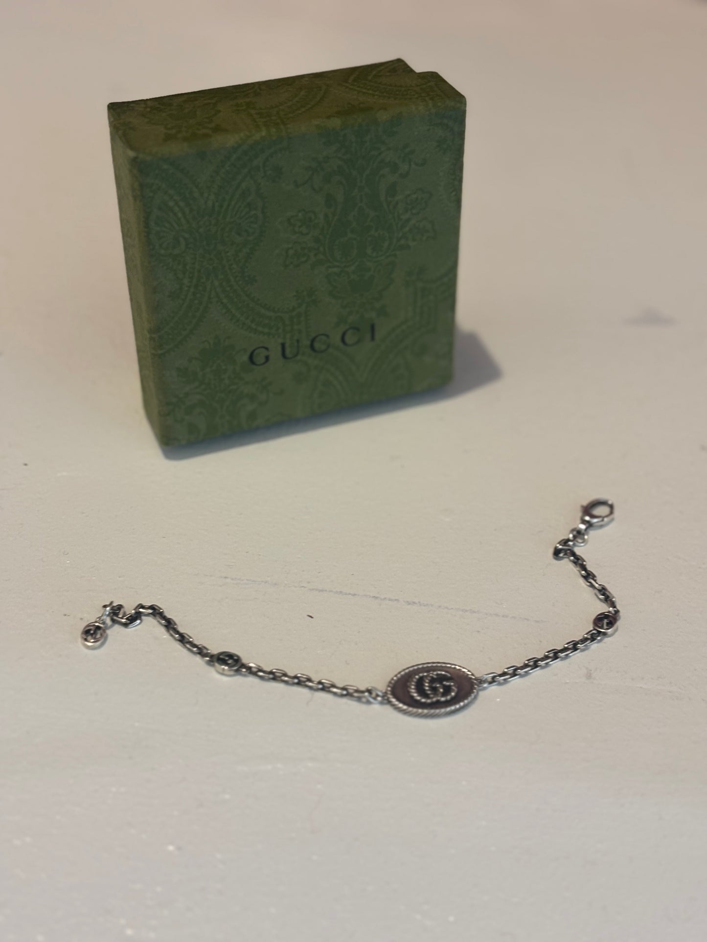 Gucci Silver GG Bracelet