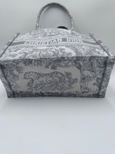 Load image into Gallery viewer, Dior Small Grey Book Tote