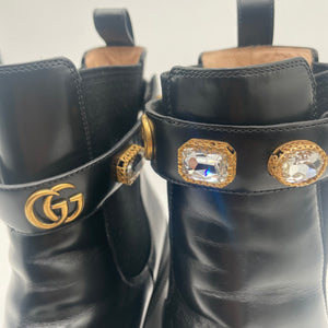 Gucci Black Leather Boot