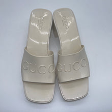 Load image into Gallery viewer, Gucci White Rubber Sandals
