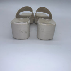 Gucci White Rubber Sandals