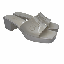 Load image into Gallery viewer, Gucci White Rubber Sandals