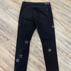 Amiri Bandana Black Jeans