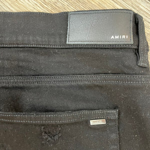 Amiri Bandana Black Jeans