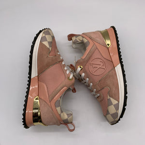 Louis Vuitton Pink Damier Azur Sneaker