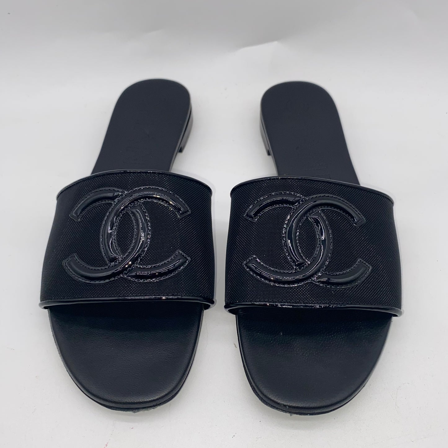 Chanel Black Sandals