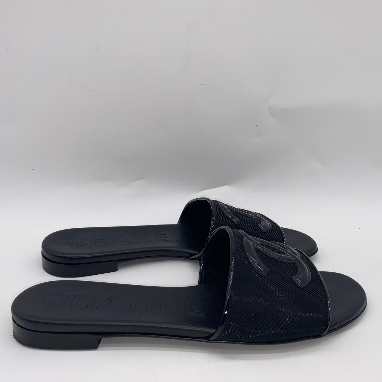 Chanel Black Sandals