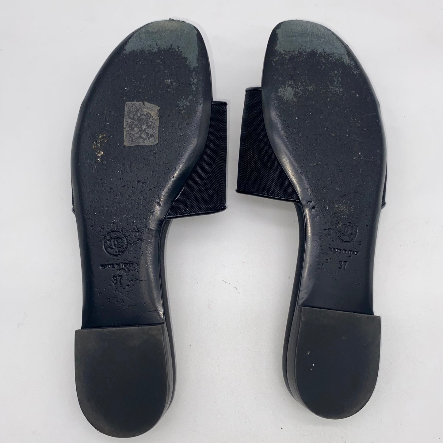 Chanel Black Sandals