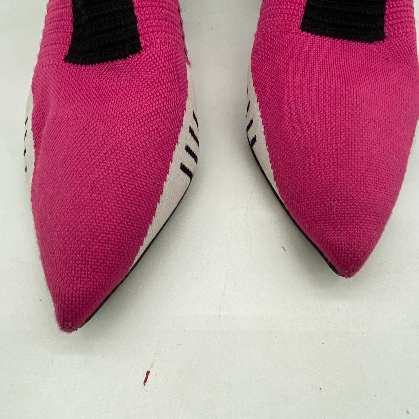 Dolce & Gabbana Pink Knit Boots