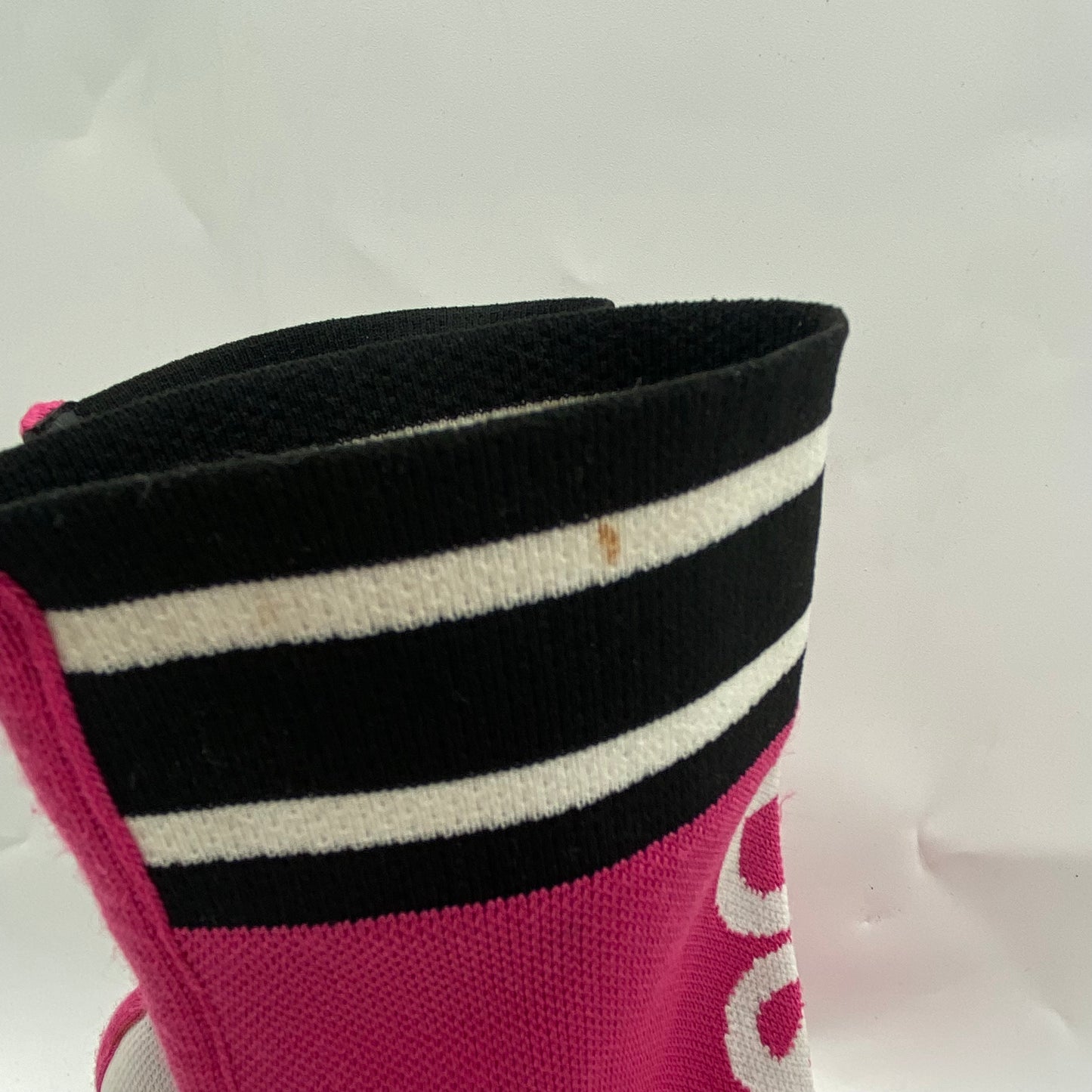 Dolce & Gabbana Pink Knit Boots