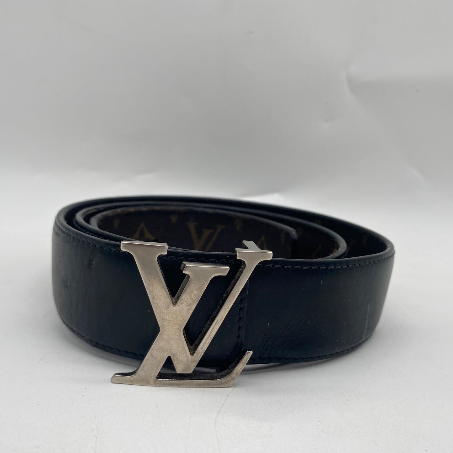 Louis Vuitton Black Reversible Belt