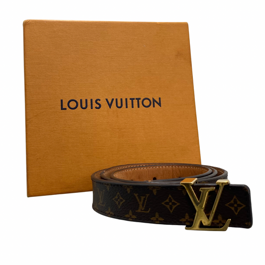 Louis Vuitton Skinny Monogram  Belt