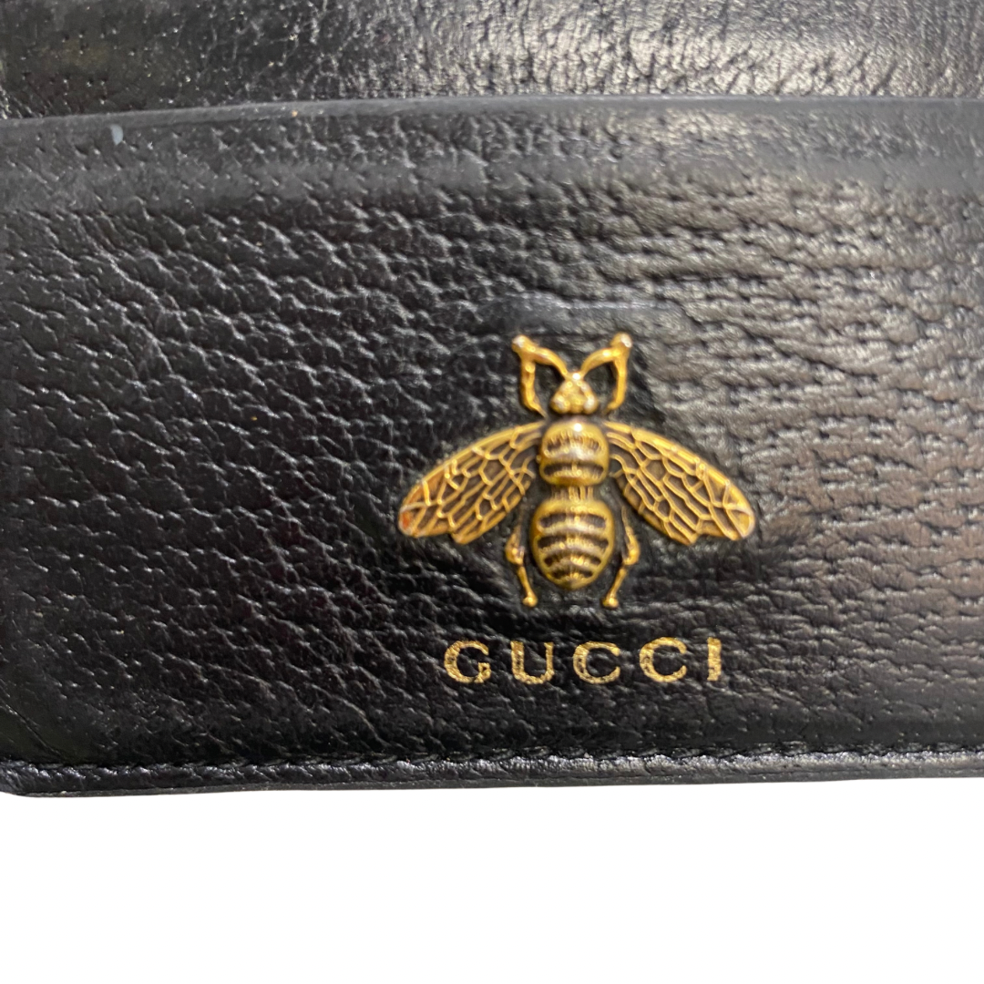 Gucci Black Leather Cardholder