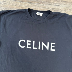 Celine Graphic Tee Black
