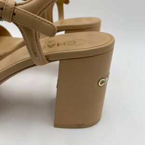 Chanel Leather Platform Heels