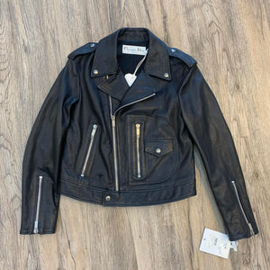 Dior Women's Leather Biker Jacket