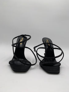 Yves Saint Laurent Black Strappy Opyum Heel