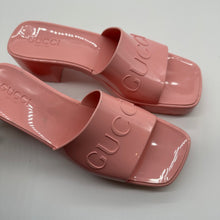 Load image into Gallery viewer, Gucci Pink Rubber Sandals