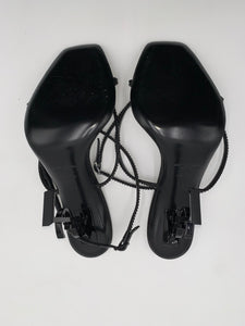 Yves Saint Laurent Black Strappy Opyum Heel