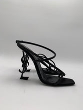 Load image into Gallery viewer, Yves Saint Laurent Black Strappy Opyum Heel