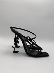 Yves Saint Laurent Black Strappy Opyum Heel