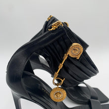 Load image into Gallery viewer, Versace Black &amp; Gold Heel