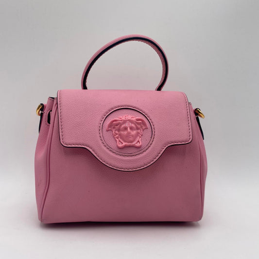 Versace Pink Top Handle Bag